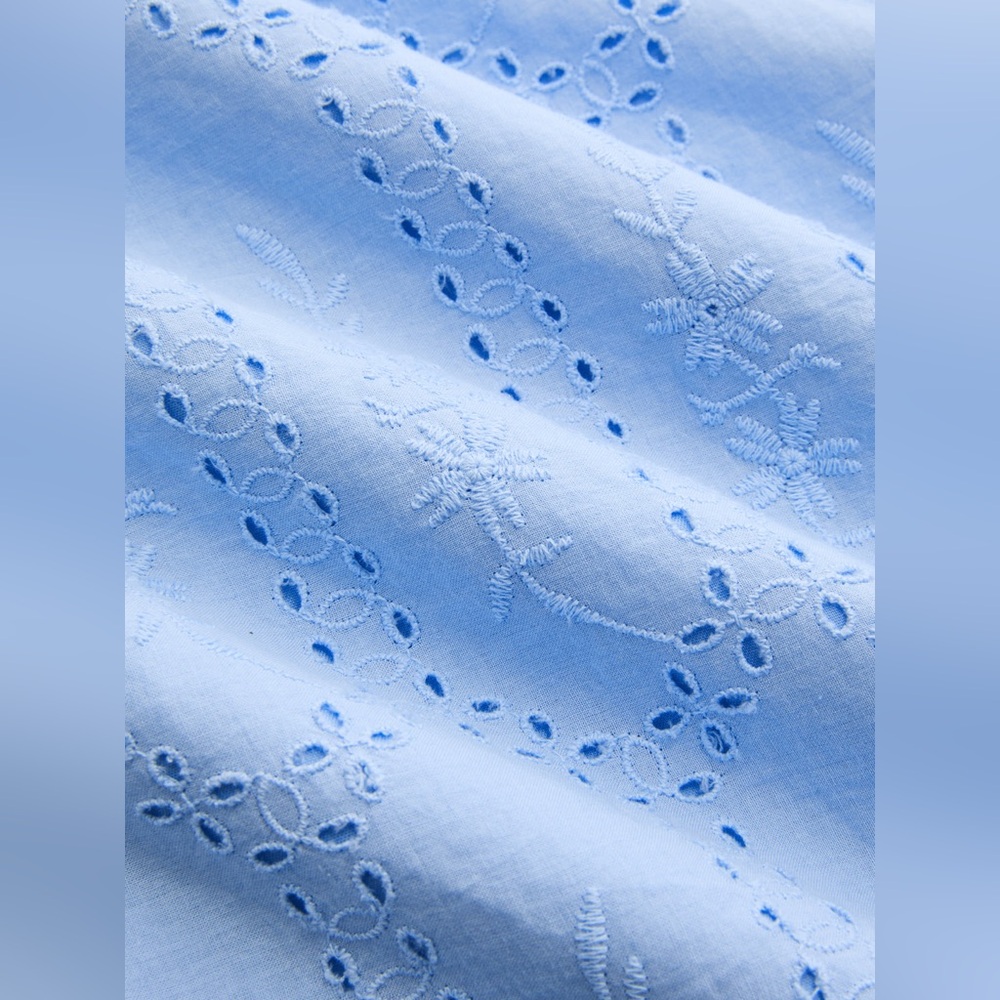 Commense Embroidered Cotton Eyelet Midi Dress - Picture 4 of 4